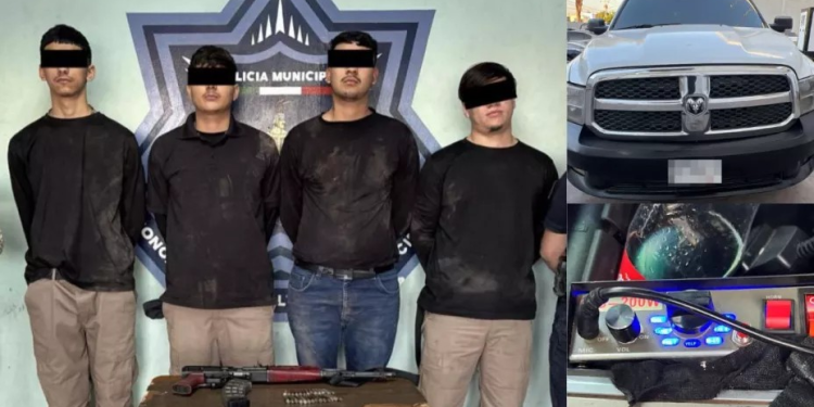 Cuatro Sujetos fueron Detenidos por Hacerse Pasar como Agentes de la AMIC en Cajeme