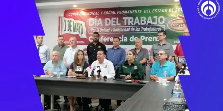 Esperan más de 30 mil personas en desfile de los trabajadores en Hermosillo