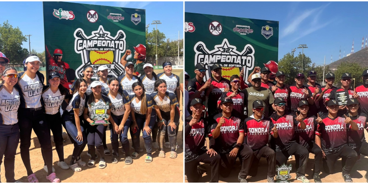 Sinaloa y Sonora dominan el Campeonato Nacional de Softbol Sub-22