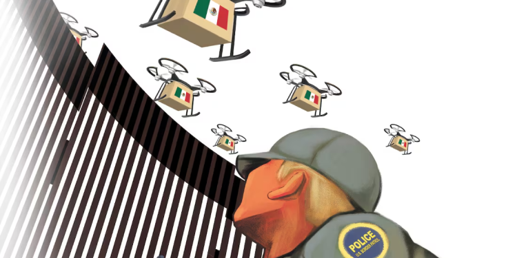 Cárteles usan drones hechos a la medida para traficar droga a EU; cargan hasta 100 kilos