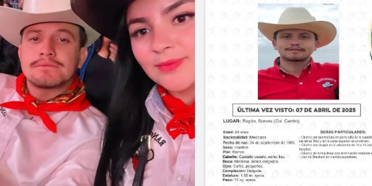 Esposa del influencer Ranchero 95 desaparecido en Sonora pide por su regreso