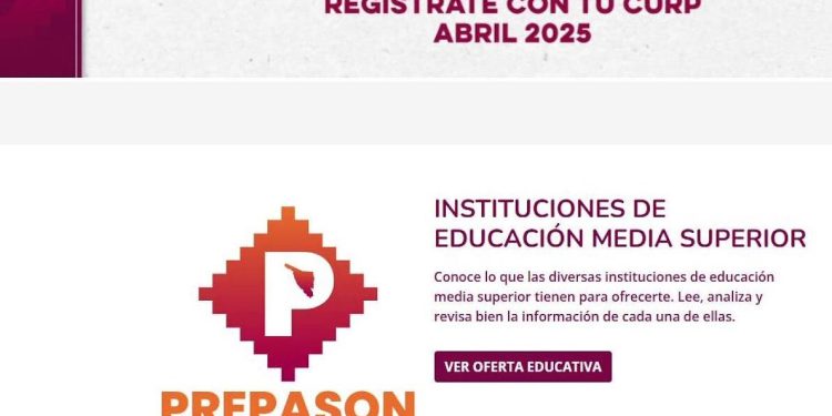 Inicia Registro en Prepason para Ingreso a Preparatorias en Sonora Ciclo 2025-2026