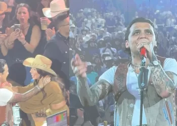 Christian Nodal y Ángela Aguilar Cantan en Palenque ExpoGan 2025; ¿Quién Más Estuvo de Invitado?