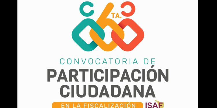 Publica ISAF 6ta. Convocatoria de Participación Ciudadana