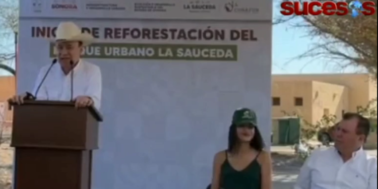Inicia Durazo reforestación del Bosque Urbano La Sauceda