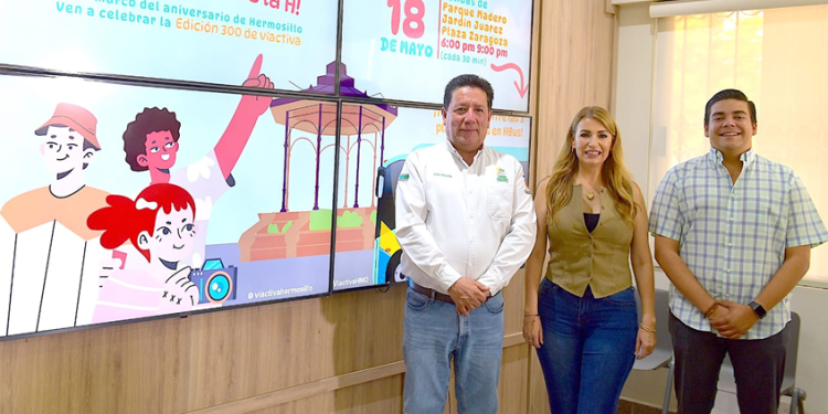 Con traslados gratuitos en HBus las y los hermosillenses podrán disfrutar de la edición 300 de Víactiva