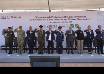 Encabezó Durazo Ceremonia de Protesta a jóvenes del Servicio Militar en conmemoración a la Batalla de Puebla