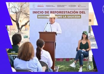 Encabeza Gobernador Durazo reforestación de Bosque Urbano La Sauceda