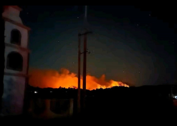 “No hay daños a la población ni a ranchos en Nacoazi Chico por incendio forestal”: Protección Civil