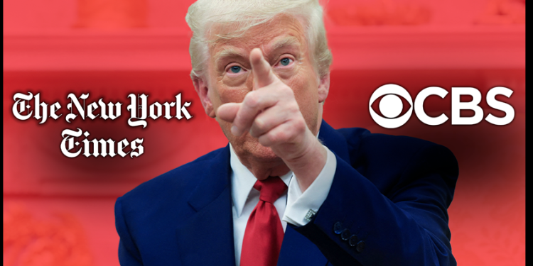 Trump amenaza a NYT y redobla ataques contra CBS
