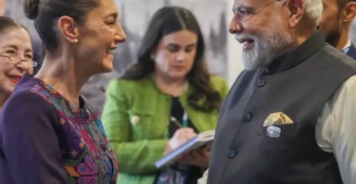 Sheinbaum y Modi se reúnen en el G7 para fortalecer cooperación México-India
