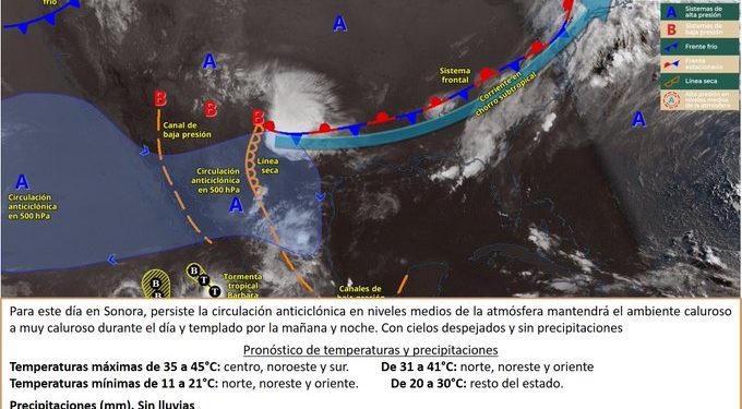 Se asoman las primeras lluvias en Sonora; confirma Conagua