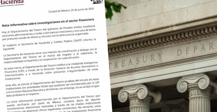 Revira SHCP a EU; no ha hallado pruebas contra CI Banco, Intercam y Vector Casa de Bolsa