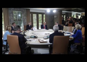 Trump deja este lunes la reunión del G7 para regresar a EU; en el limbo, la reunión con Sheinbaum