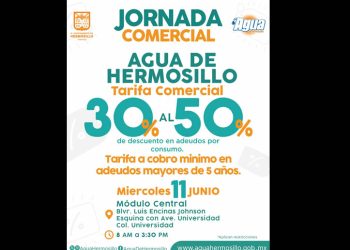 Ofrece AGUAH apoyo a usuarios con descuentos de 50% en adeudos
