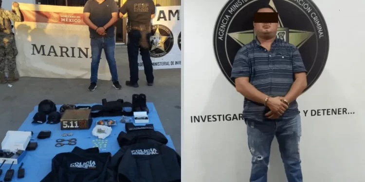 Arrestan a dos expolicías de Sonora por presunta posesión y venta de droga