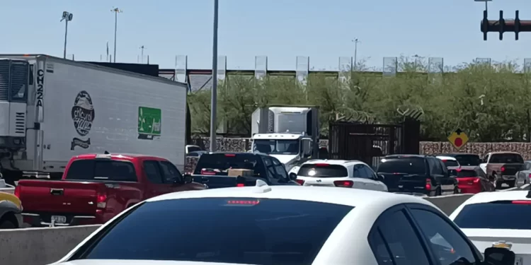 Cierran temporalmente garita de Nogales, Sonora por simulacros de seguridad