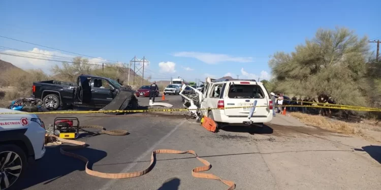 Fatal Accidente en Carretera Hermosillo – Bahía de Kino Deja a Dos Personas Sin Vida