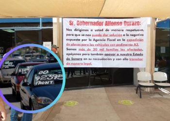 Propietarios de autos extranjeros exigen expedición de placas