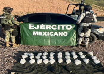 Aseguran 15 kilos de metanfetamina en Sonora, con valor de 4 mdp