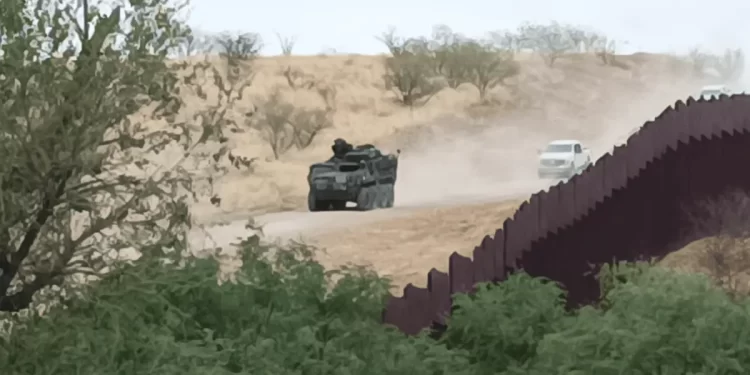 ¡Capaz de resistir un ataque nuclear! Esta es la tanqueta que vigila la frontera México- Estados Unidos