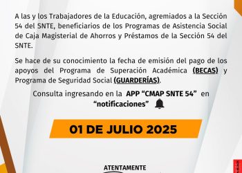 SNTE 54 INFORMA: