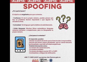 Previenen sobre “spoofing”, nueva modalidad de estafa