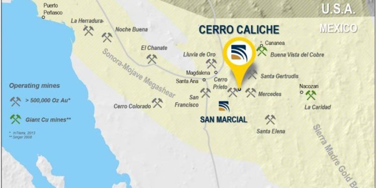 Sonoro Gold asegura derechos superficiales de Cerro Caliche y espera aprobación ambiental