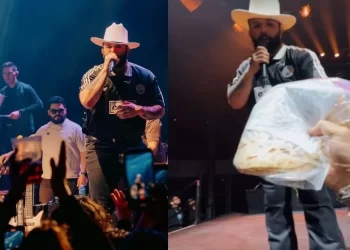 Carin León y su gran concierto en Londres, donde fan le regala tortillas hechas en su natal Sonora