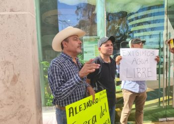 Se manifiestan contra la construcción de presas en Sonora