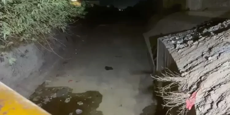 Hallan a Hombre Sin Vida en Arroyo de Fraccionamiento Villas del Sur en Hermosillo