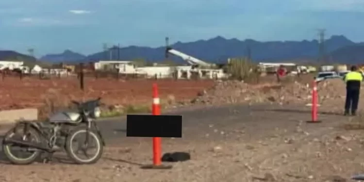 Muere Motociclista en Libramiento San Judas Tadeo – San José de Guaymas