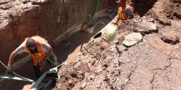 Corte de Agua en Hermosillo Hoy 7 de Agosto: 40 Colonias sin Servicio por Tormenta Eléctrica