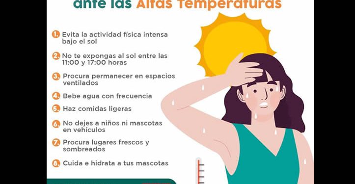 Emite Ayuntamiento de Hermosillo recomendaciones ante altas temperaturas