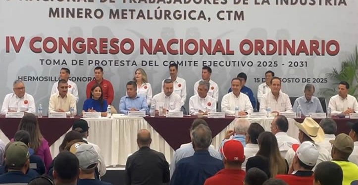 Reeligen a Javier Villarreal al frente del Sindicato Nacional de Trabajadores de la Industria Minero Metalúrgica CTM