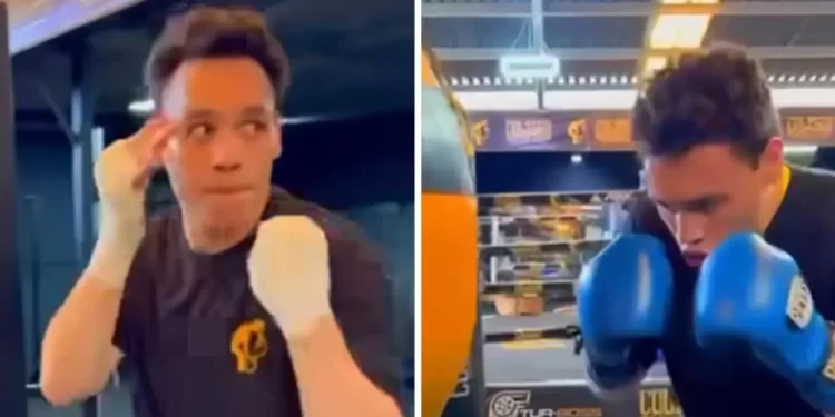 Julio César Chávez Jr se pone a entrenar en Gimnasio de Hermosillo tras libertad condicional