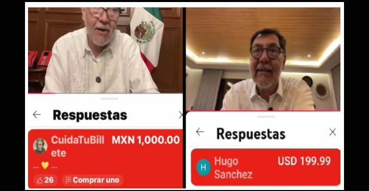 Las extrañas donaciones al canal de Youtube de Gerardo Fernández Noroña