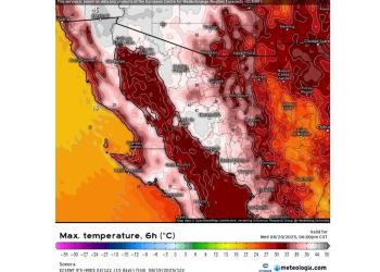 Gobierno de Sonora alerta por pronóstico de temperaturas de hasta 45°C a la sombra; sensación térmica podría ser superior