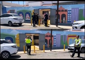 Evacuan Guardería por explosión de transformador de la CFE; cien infantes fueron sacados del inmueble