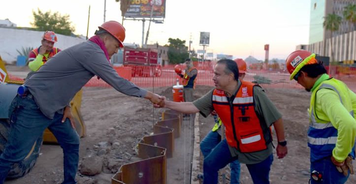 Lleva 51% de avance la obra de paso a desnivel de Colosio y Solidaridad: Astiazarán