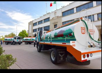 Fortalece Astiazarán atención a zona rural con entrega de cuatro pipas nuevas