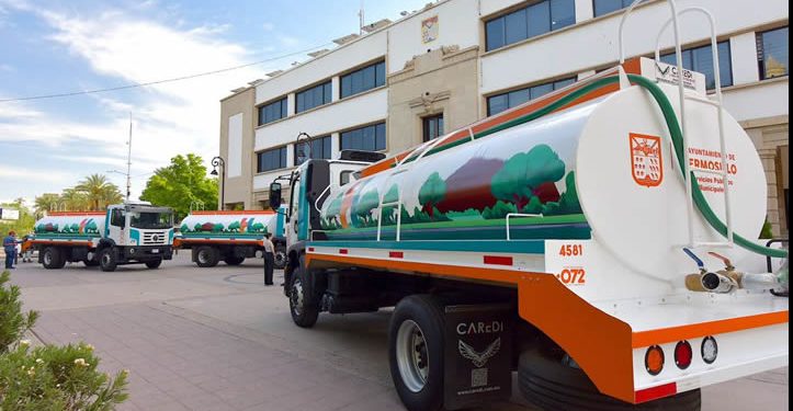 Fortalece Astiazarán atención a zona rural con entrega de cuatro pipas nuevas