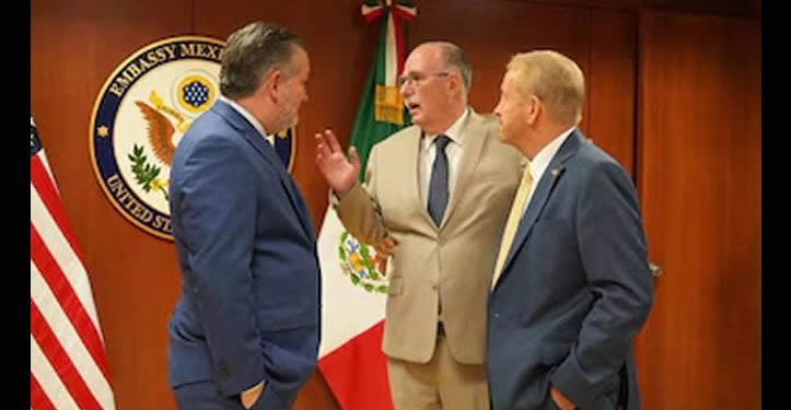 Julio Berdegué destaca reunión con Ted Cruz y el embajador de EEUU, hablaron sobre campaña contra gusano barrenador