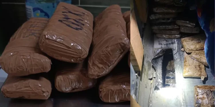 Hombre Trasladaba en su Tráiler 11 Paquetes de Heroína; Fue Detenido en Carretera de Sonora