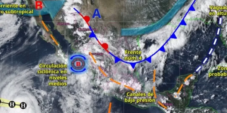Frente Frío en Sonora: Habrá Lluvias y Bajas Temperaturas en Últimos Días de Septiembre 2025