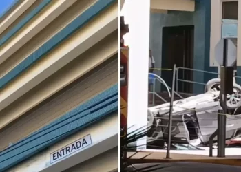 Mujer Cae de un Segundo Piso de Estacionamiento A Bordo de su Vehículo en Hospital de Hermosillo