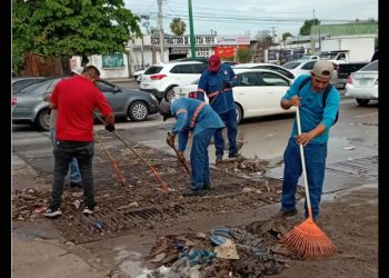 Mantiene Ayuntamiento de Hermosillo operativo permanente de atención a reportes por lluvias