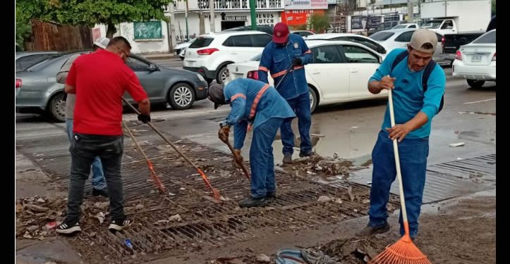 Mantiene Ayuntamiento de Hermosillo operativo permanente de atención a reportes por lluvias