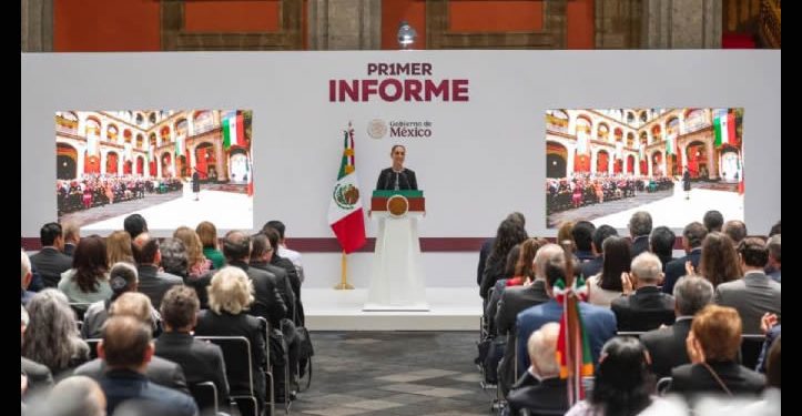 Primer informe de Sheinbaum asegura que México está construyendo un “Estado social”