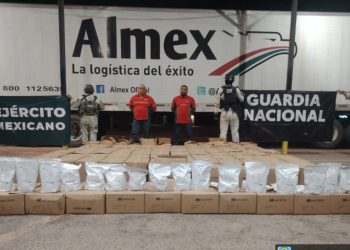 Asegura Ejército Mexicano importante cargamento de metanfetamina en San Luis Río Colorado